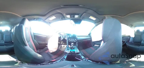 2020 Honda Civic Si z USA, uszkodzony, nr VIN 2HGFC1E55LH703963